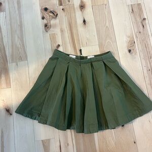 Crewcuts Olive Green Circle Skirt
